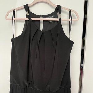 White House Black Market Long Dress in Black Size Medium